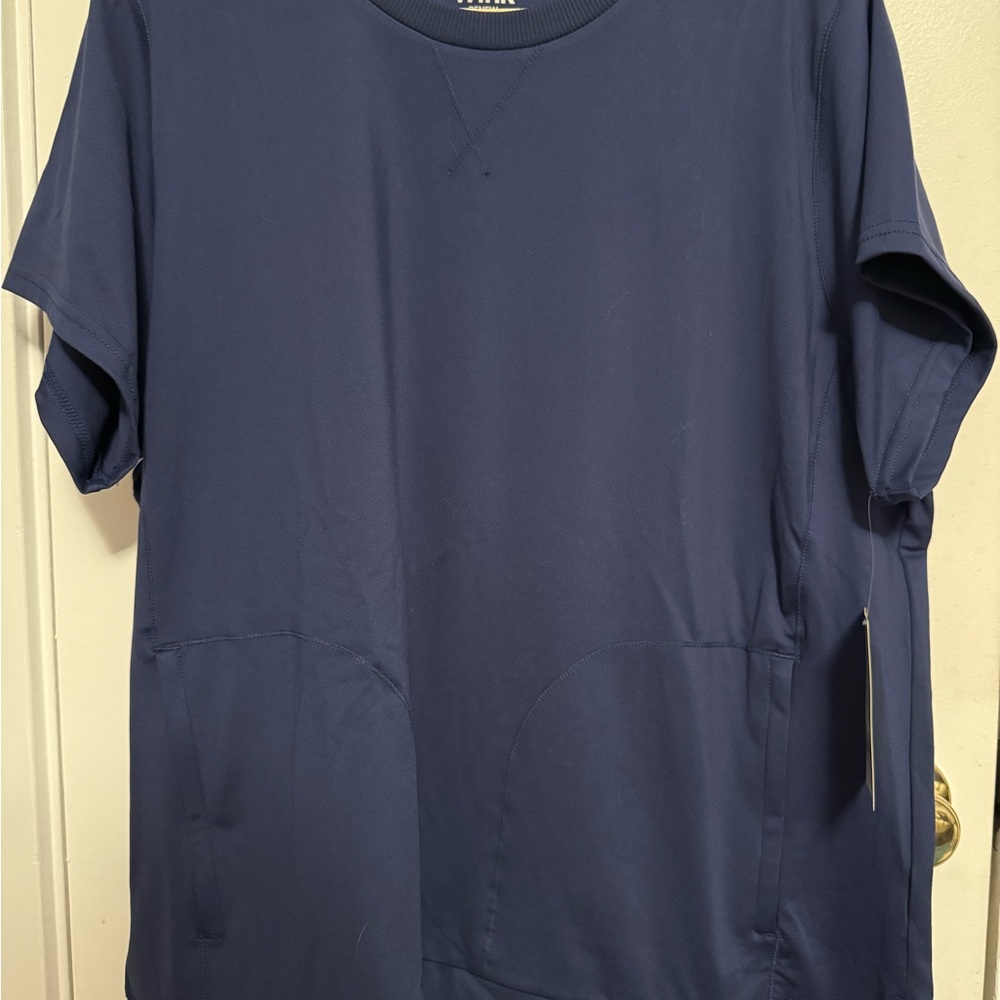 Wink Modern Fit Blue Scrub Top